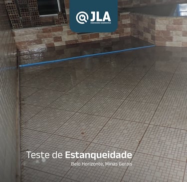 teste de estanqueidade feito por nós em belo horizonte