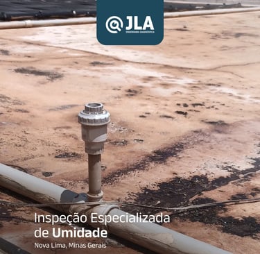 inspeção de umidade feita por nós em nova lima