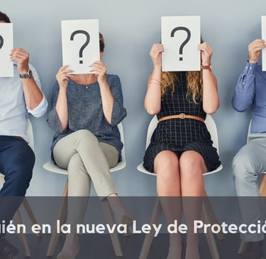Quién es quién en la ley de protección de datos