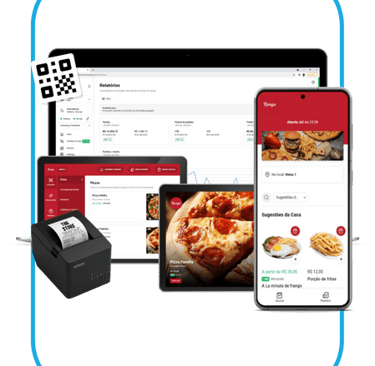atendimento no balcão com sisema frente de caixa e pdv do Apptron delivery