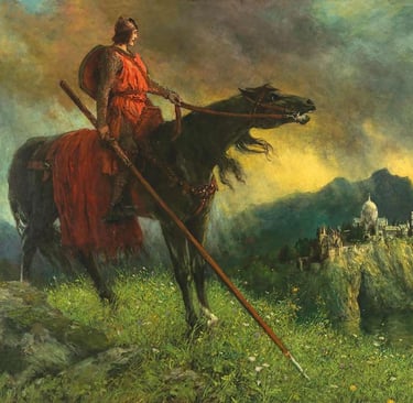 Ferdinand-Leeke-Parsifal-onthewayto-the-GrailCastle