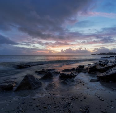 plage-crepuscule-Belleile-OlivierGuillemet