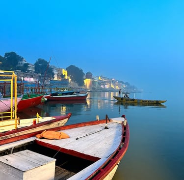 Morning boat ride from assi ghat