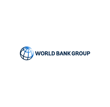 a blue globe with the words world bank group to the right on guide's website