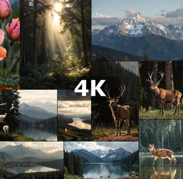 a collage of a variety of pictures of animals