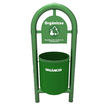 Bote de basura de Acero