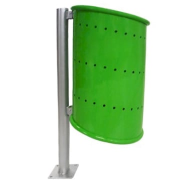 Bote de basura de acero al carbon