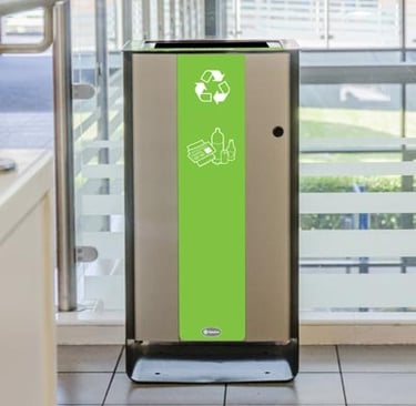 Bote de basura con Armotec