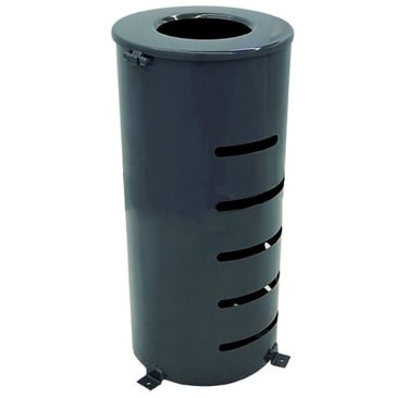 Bote de basura de acero grande