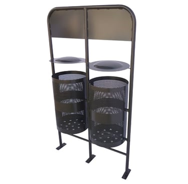 Bote de basura de Acero Doble Siena