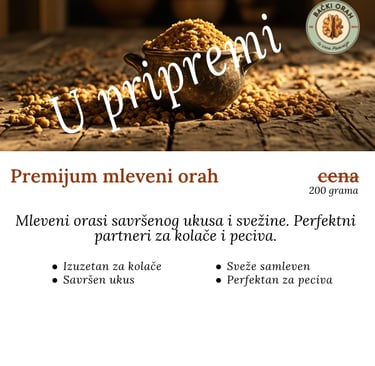 prodaja premijum mleveni orah