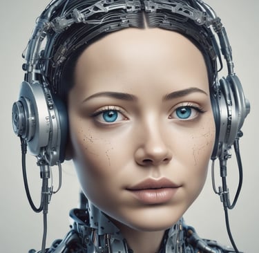 the word ai spelled in white letters on a black surface