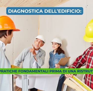 diagnostica di un edificio prima della ristrutturazione