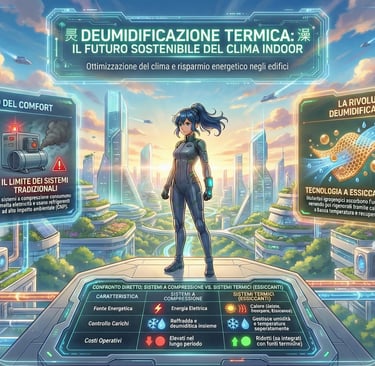 deumidificazione a energia termica hvac