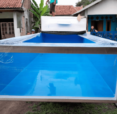 Bak Fiber Kaca - Jual fiberglass Tangerang meliputi tangki & talang air fiberglass, sistem FRP industri, jasa pembuatan fiber