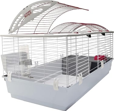 Hot Cross Buns' recommended cage space for Bun: Living World X-large deluxe habitat