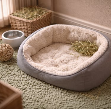 Image of bunny living space without bunny