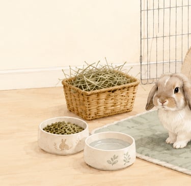 Hot Cross Buns' Bunny Care Supplies banner