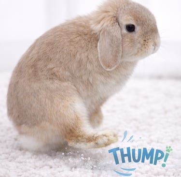 Hot Cross Buns' Tansy thumping to show displeasure