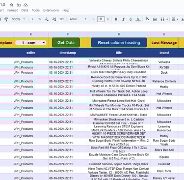 Keepa API Connector - Google Sheet