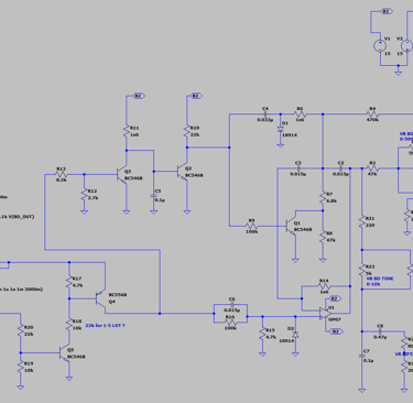 TR-808 LTSPICE Schematic