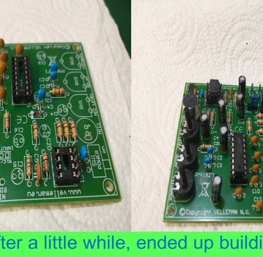 Near completed digital echo chamber kit