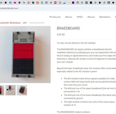 AE modular BRAEDBOARD 1