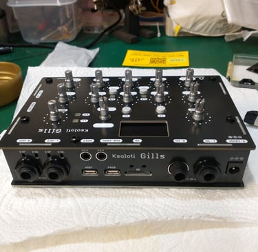 Ksoloti Gills: Enclosure build 7