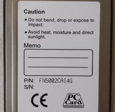 PCMCIA Linear flash 2