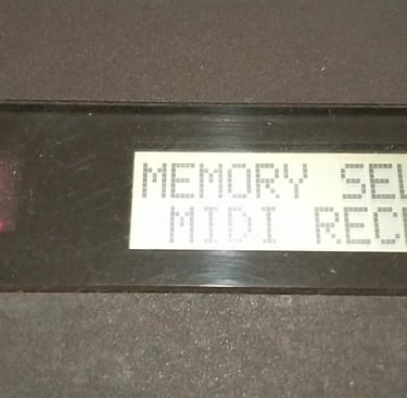 DX9 to DX7 Midi Received Message