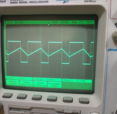 Breadboard VCO output 2