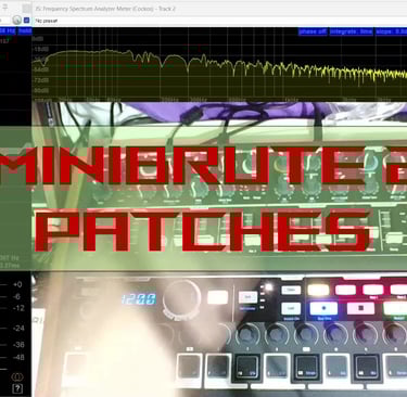 7 Minibrute 2S patches