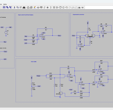 Exponential VCO schematic