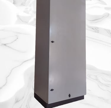 gabinete em fibra de vidro com base soleira