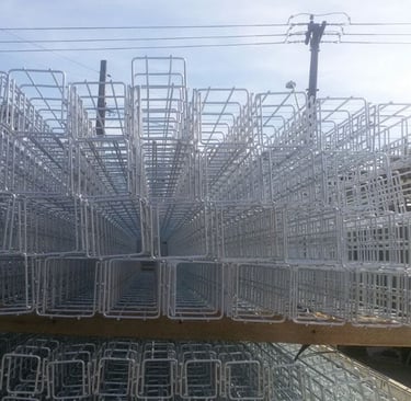 eletrocalhas aramadas