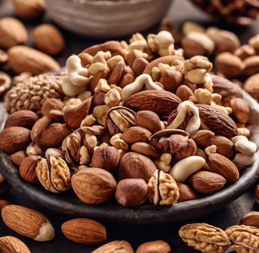 apple beside peanut butter