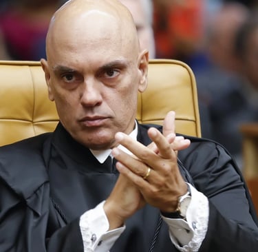 O ministro do STF Alexandre de Moraes (Fellipe Sampaio/SCO/STF/Divulgação) Leia mais em: https://v
