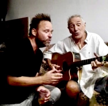Kent from Rip-it Encore and Herby Armstrong singing 'Have I Told You Lately That I Love You' by Van