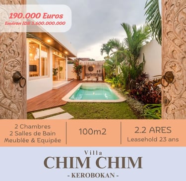 villa chim chim kerobokan, bali