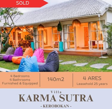 Construction of villas in Bali