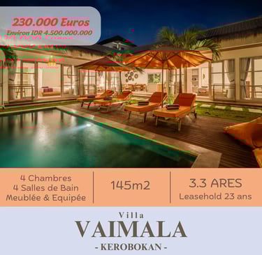 Villa Vaimala, Kerobokan, Bali