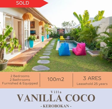 Construction of villas in Bali
