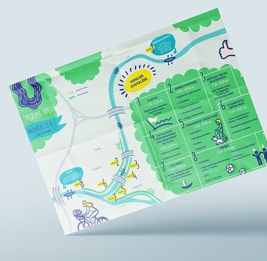 Event map. Each year a new route is created for the event, sometimes on one river, sometimes on the Neris and the Nemunas.