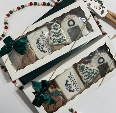 Holiday cookie gift sets