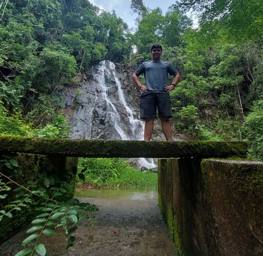 khanim waterfall khao lak phang nga thailand