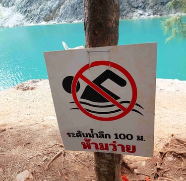 quarry tham thong lang thap put phang nga