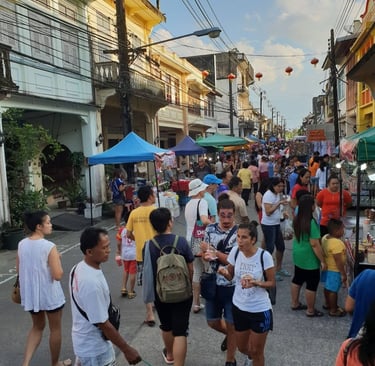 thailand takua pa old town market