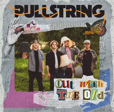 Out With The Old album artwork by rock band Pullstring