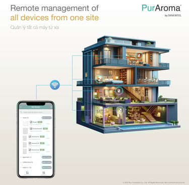 Remote management of all devices from one site.