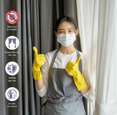 Xịt khử mùi giúp diệt vi khuẩn ẩm mốc, vi rút